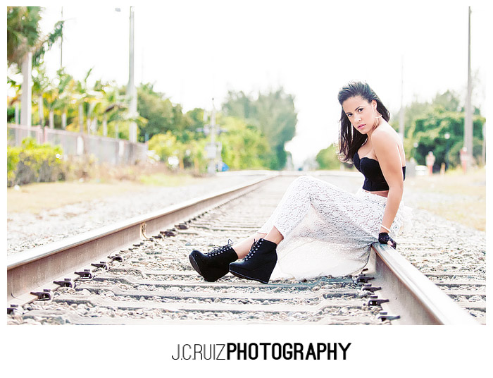 on the tracks