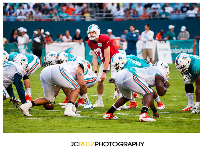 Miami Dolphins Training Camp Scrimmage Sun Life Stadium 2013