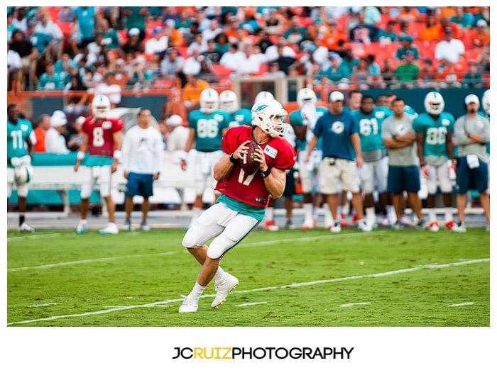 Miami Dolphins Training Camp Scrimmage Sun Life Stadium 2013