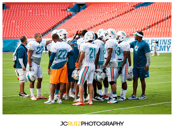 Miami Dolphins Training Camp Scrimmage Sun Life Stadium 2013