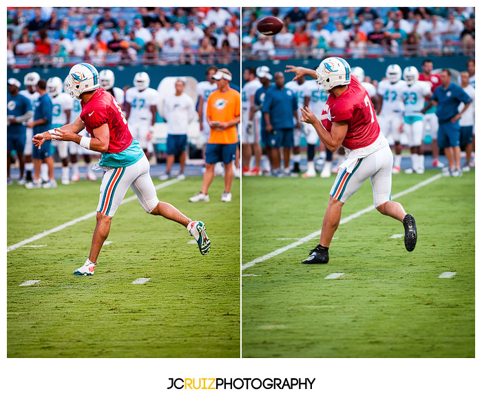 Miami Dolphins Training Camp Scrimmage Sun Life Stadium 2013