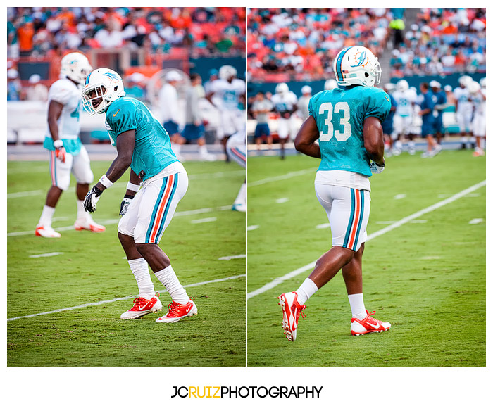 Miami Dolphins Training Camp Scrimmage Sun Life Stadium 2013