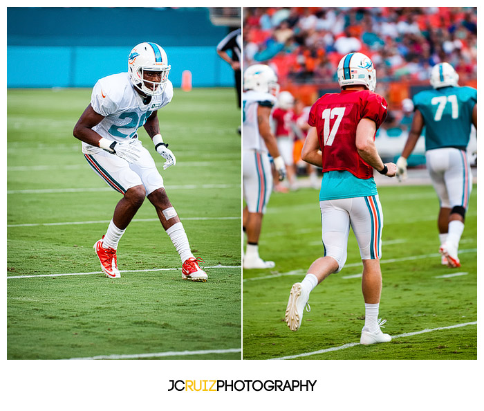 Miami Dolphins Training Camp Scrimmage Sun Life Stadium 2013