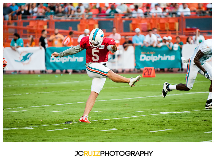 Miami Dolphins Training Camp Scrimmage Sun Life Stadium 2013