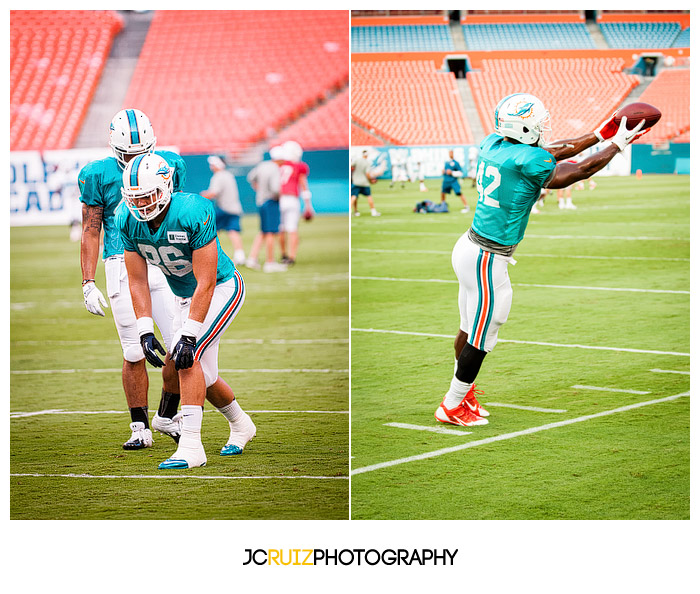 Miami Dolphins Training Camp Scrimmage Sun Life Stadium 2013