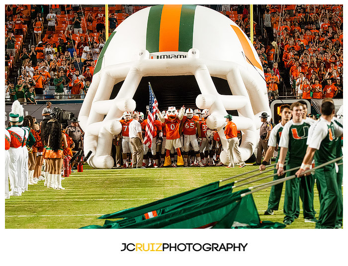 JC Ruiz Photography - Miami Hurricanes vs FAU