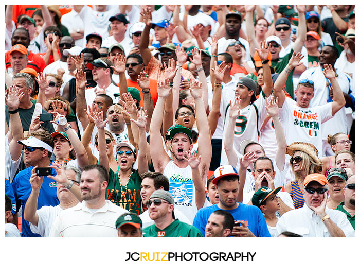 JC Ruiz Photography - Miami Hurricanes vs Florida