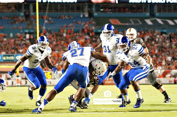 Duke Johnson rushes for a touchdown