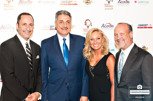 Eric Reid, Tony Fiorentino, Lauren Book and Ron Book