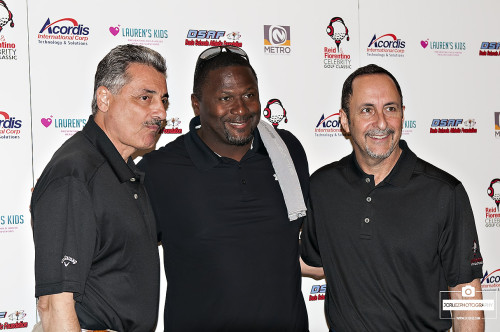 Miami Hurricanes great Bennie Blades with Tony Fiorentino and Eric Reid