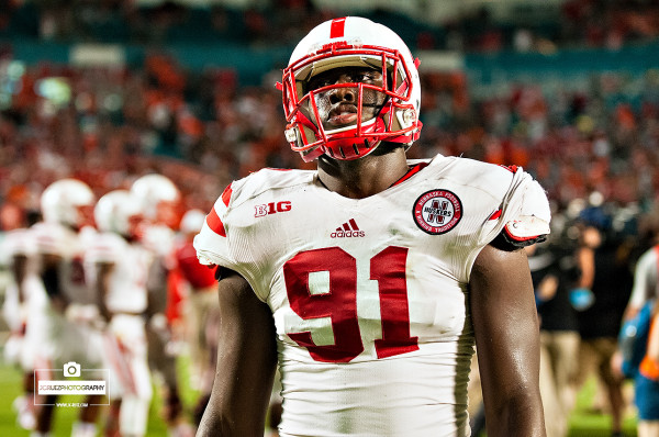 Freedom Akinmoladun walks off after a loss to Miami