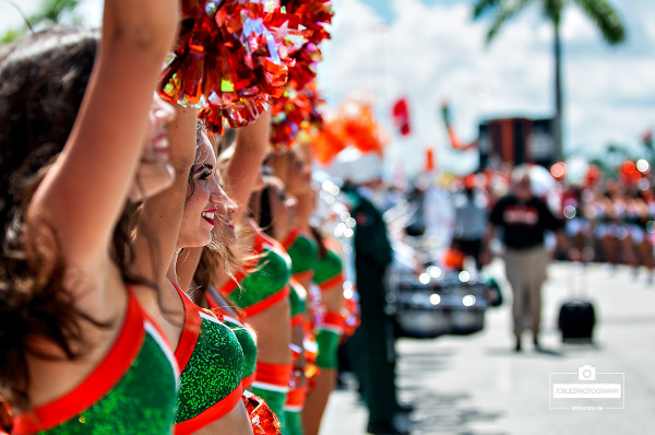 Miami Hurricane Cheerleaders
