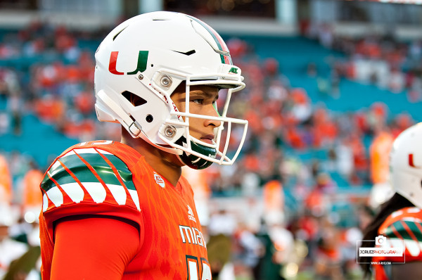 Brad Kaaya pre-game