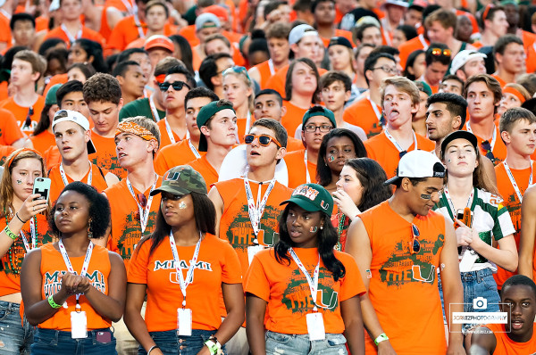 university of miami student section