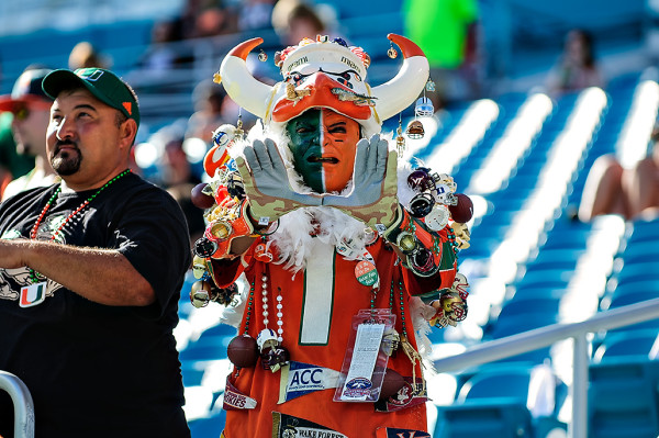 The Miami Hurricanes have some passionate fans
