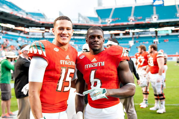 Brad Kaaya and Herb Waters