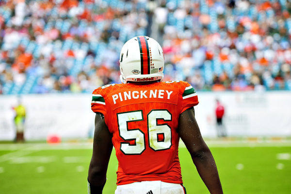 Miami Hurricanes LB, Michael Pickney