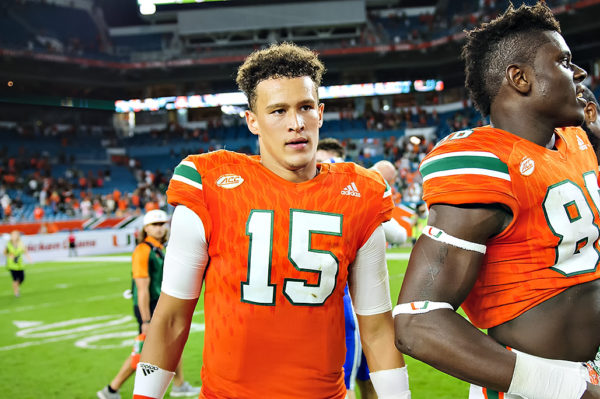 Brad Kaaya after the game