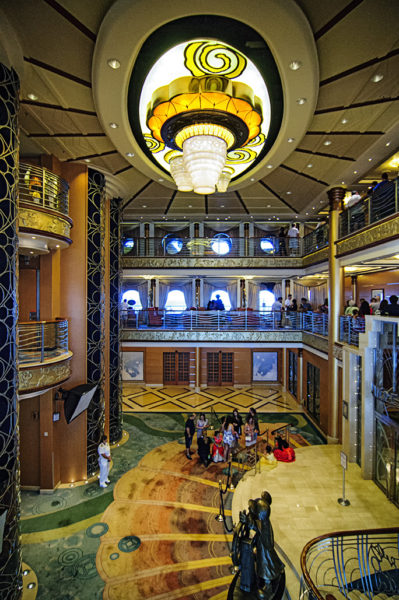 Main lobby view from Deck 4