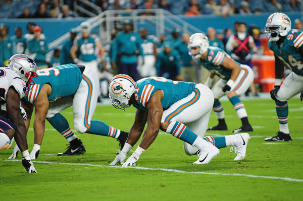 Cameron Wake (91) is ready to explode