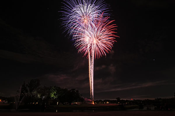 how to shoot fireworks