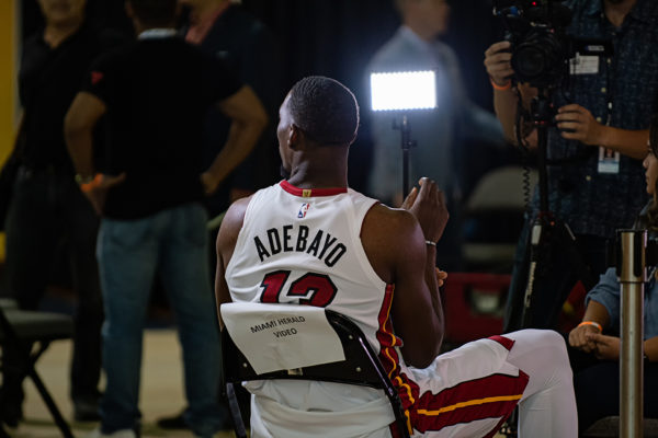 The spotlight was on Bam Adebayo