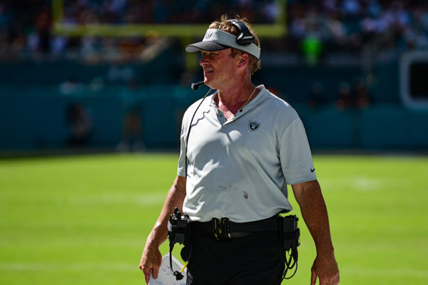 Oakland Raiders head coach Jon Gruden