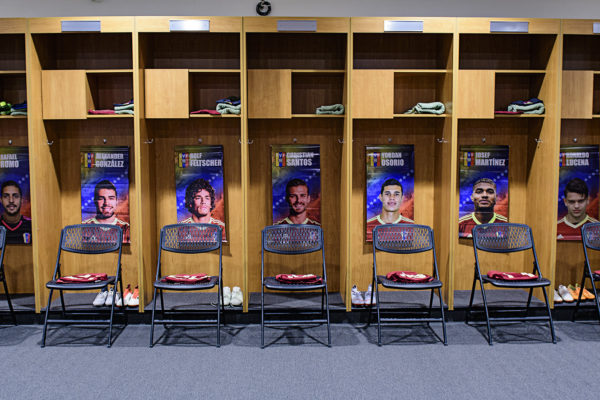 Venezuela locker room
