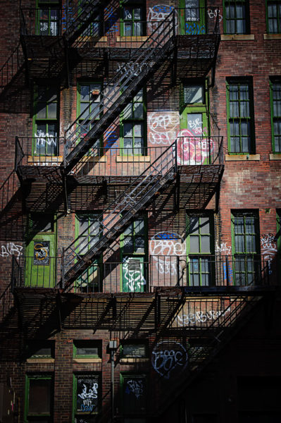 Boston fire escape