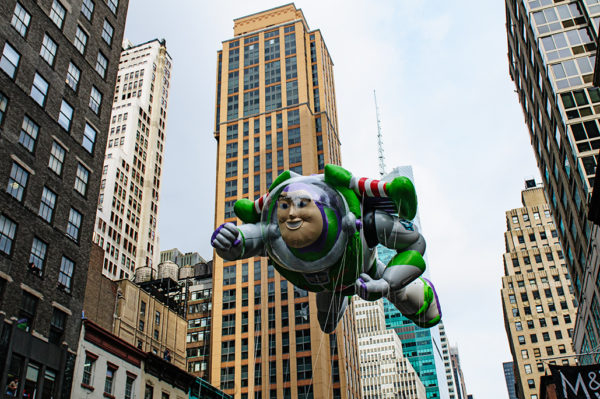 Buzz Lightyear Macys thanksgiving day parade float