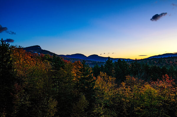 Sunrise over Lincoln Woods