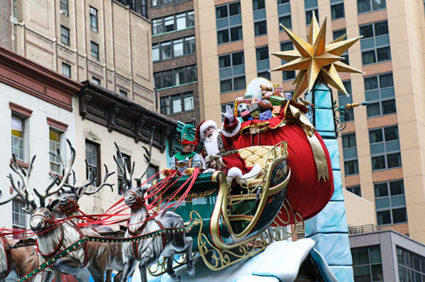 Santa Claus macys thanksgiving day parade