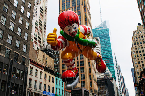 Ronald McDonald macys thanksgiving day parade