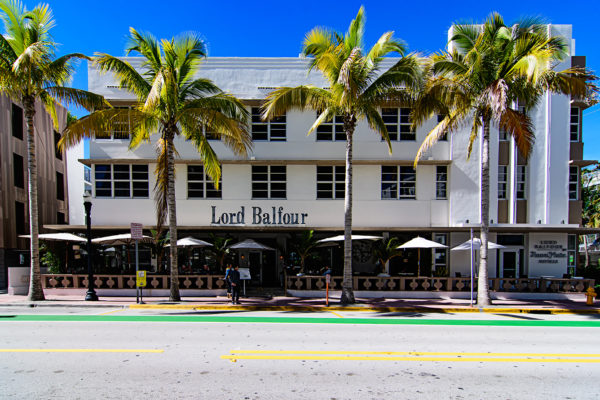 Lord Balfour, Miami Beach
