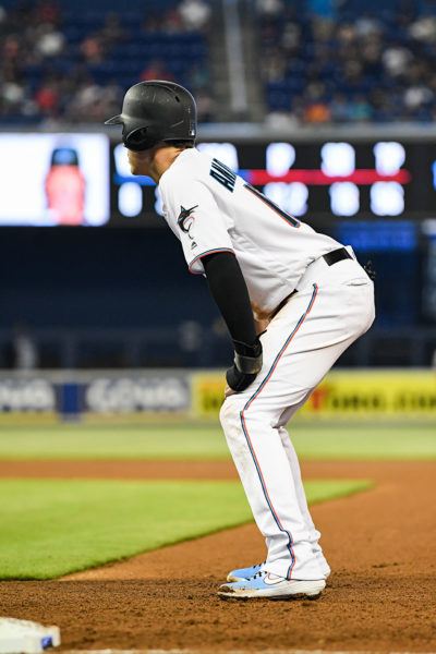 Miami Marlins third baseman Brian Anderson (15)