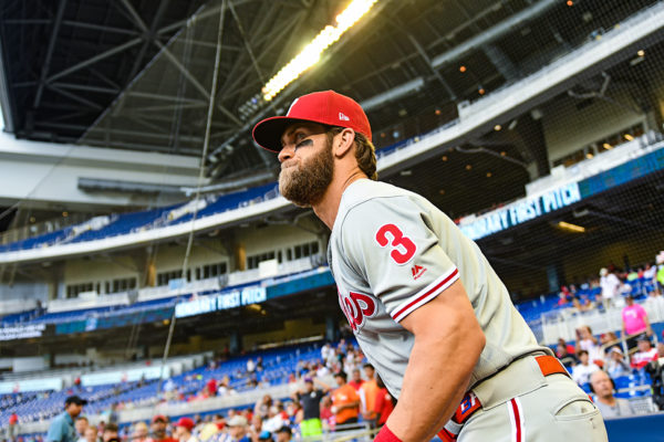 Philadelphia Phillies right fielder Bryce Harper (3)