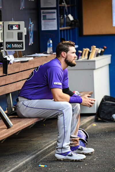 Colorado Rockies left fielder David Dahl #26