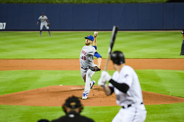 New York Mets starting pitcher Jacob deGrom #48