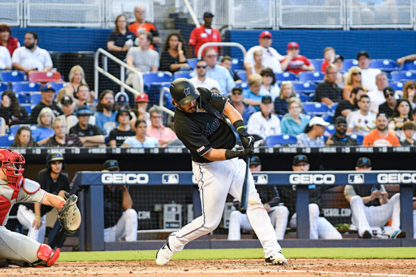 Miami Marlins catcher Jorge Alfaro (38)