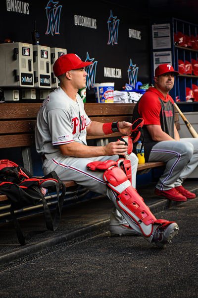 Philadelphia Phillies catcher J.T. Realmuto (10)