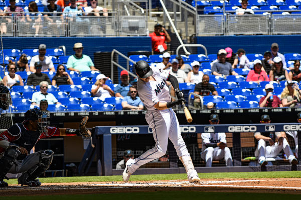 Miami Marlins third baseman Brian Anderson #15