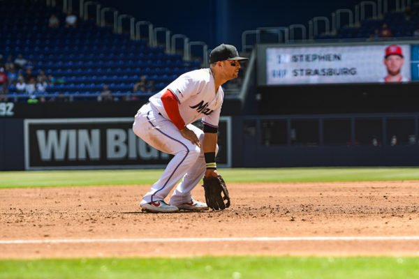 Miami Marlins third baseman Martin Prado #14