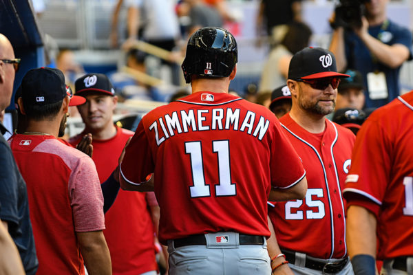 Washington Nationals first baseman Ryan Zimmerman #11