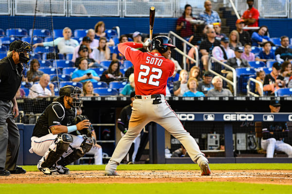 Washington Nationals left fielder Juan Soto #22