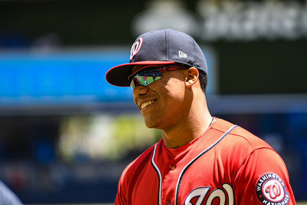 Washington Nationals left fielder Juan Soto #22