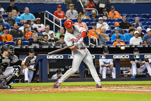 Philadelphia Phillies second baseman Scott Kingery (4)