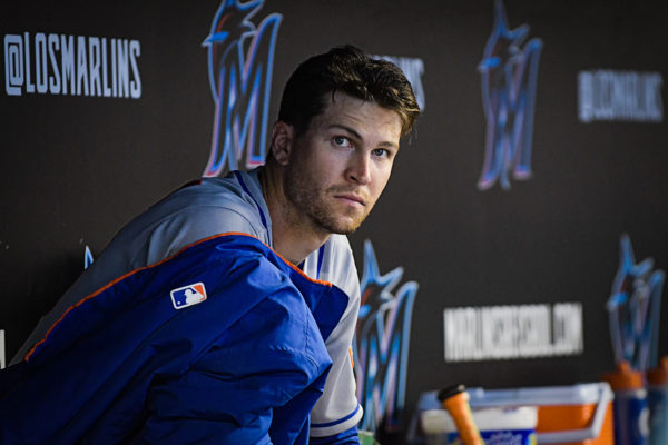 New York Mets starting pitcher Jacob deGrom #48 - NY Mets vs. Miami Marlins at Marlins Park