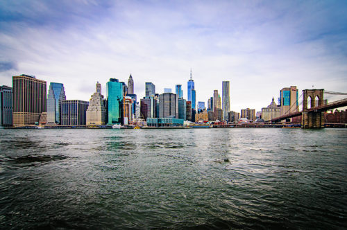 New York City skyline from Brooklyn