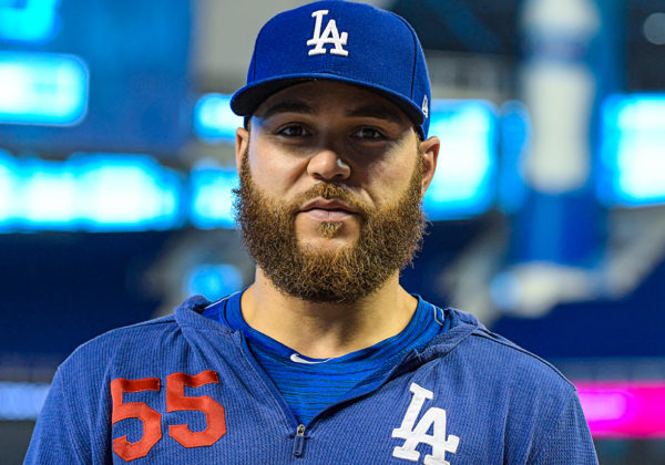 LA Dodgers catcher Russell Martin 