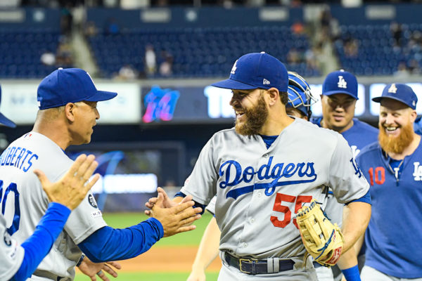 LA Dodgers catcher Russell Martin